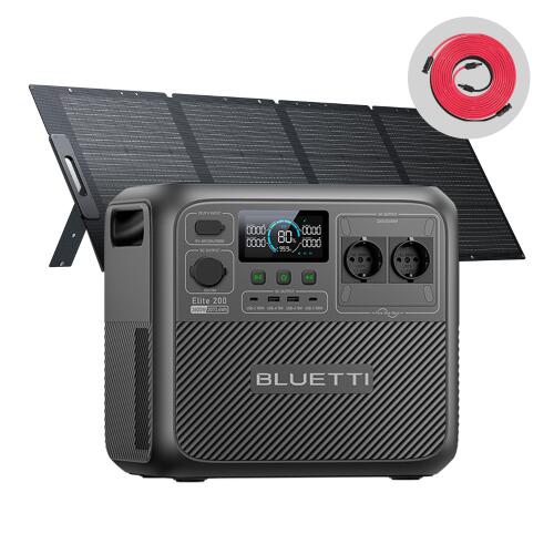 Elite 200 V2 Gerador + 200W, Estação de Energia Portátil 2073Wh para Emergências