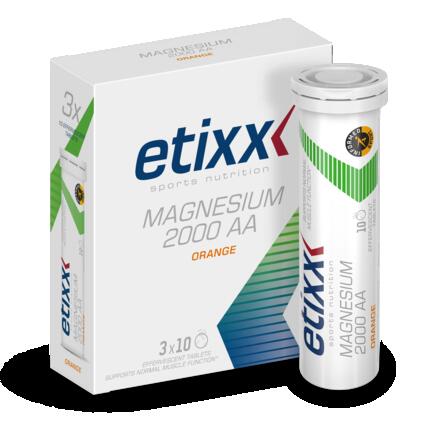 Etixx Magnesium 2000 AA Orange 3x10 Comprimés Effervescents