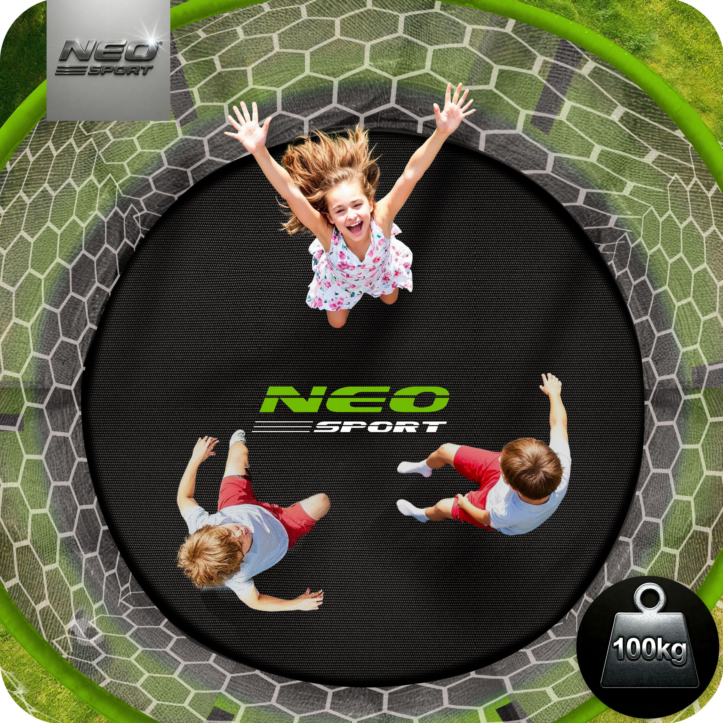 Kinder Gymnastik Trampolin - Ns-08c221 grün 3/7