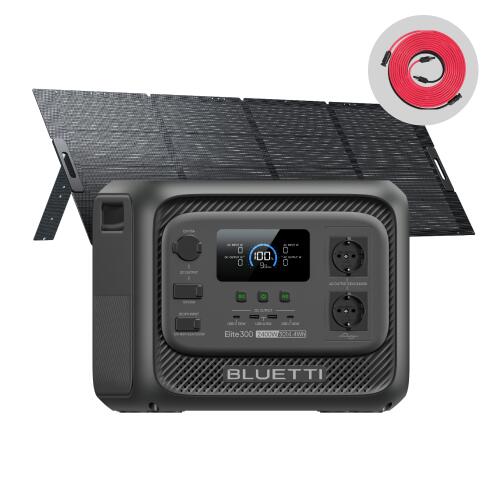Elite 300 + 350W Station électrique portable 3014Wh pour RV et secours maison