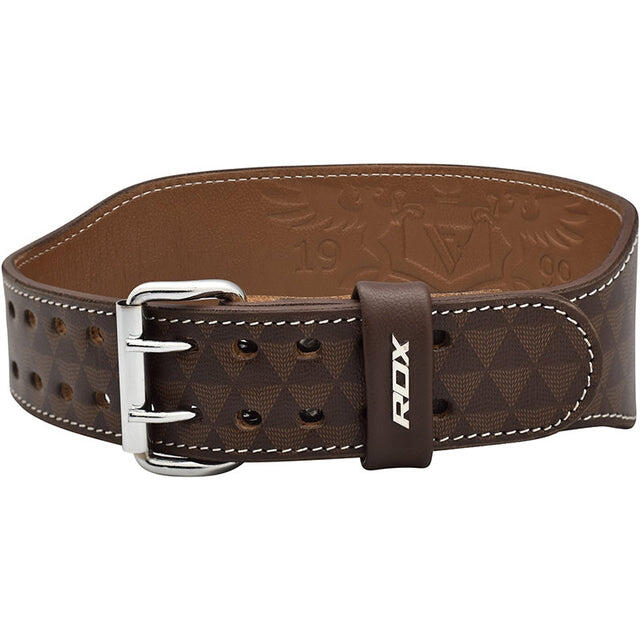 ARLO 4 Inch Medium Tan Leather Weightlifting Belt - Größe: S 3/7