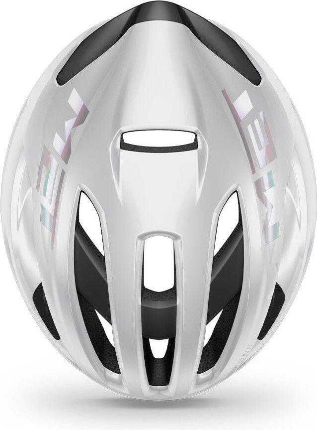 Casque Met Rivale Mips Blanc Holographique Brillant 4/6