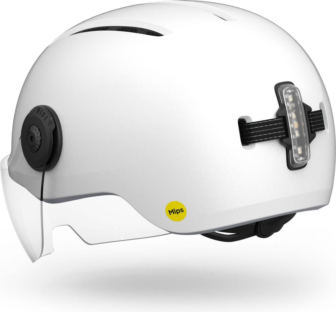 MET Vibe On Mips Casco unisex bianco 3/4