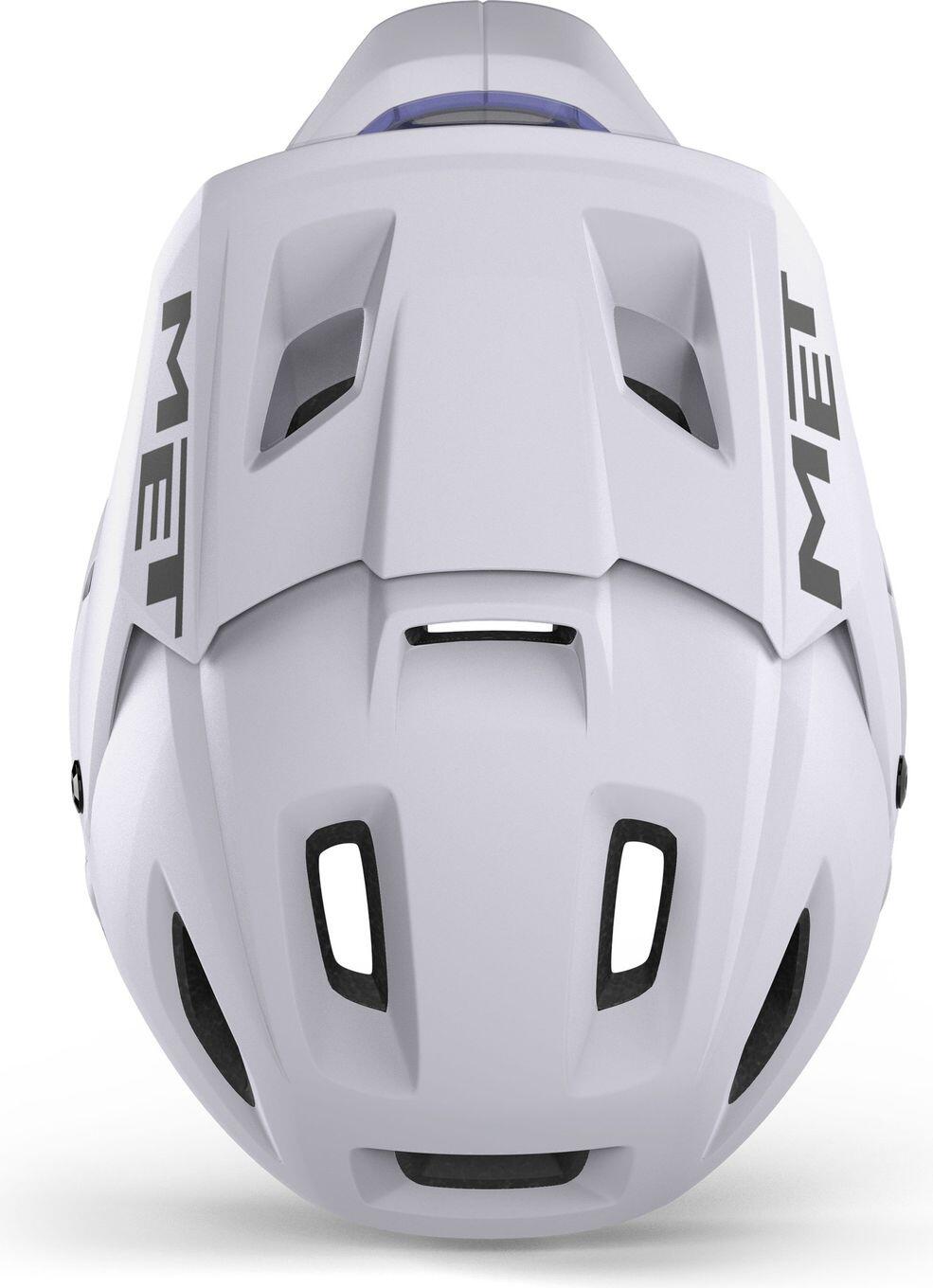 Casque avec Mentonnière Amovible Met Parachute MCR Mips Lila Mat 4/5