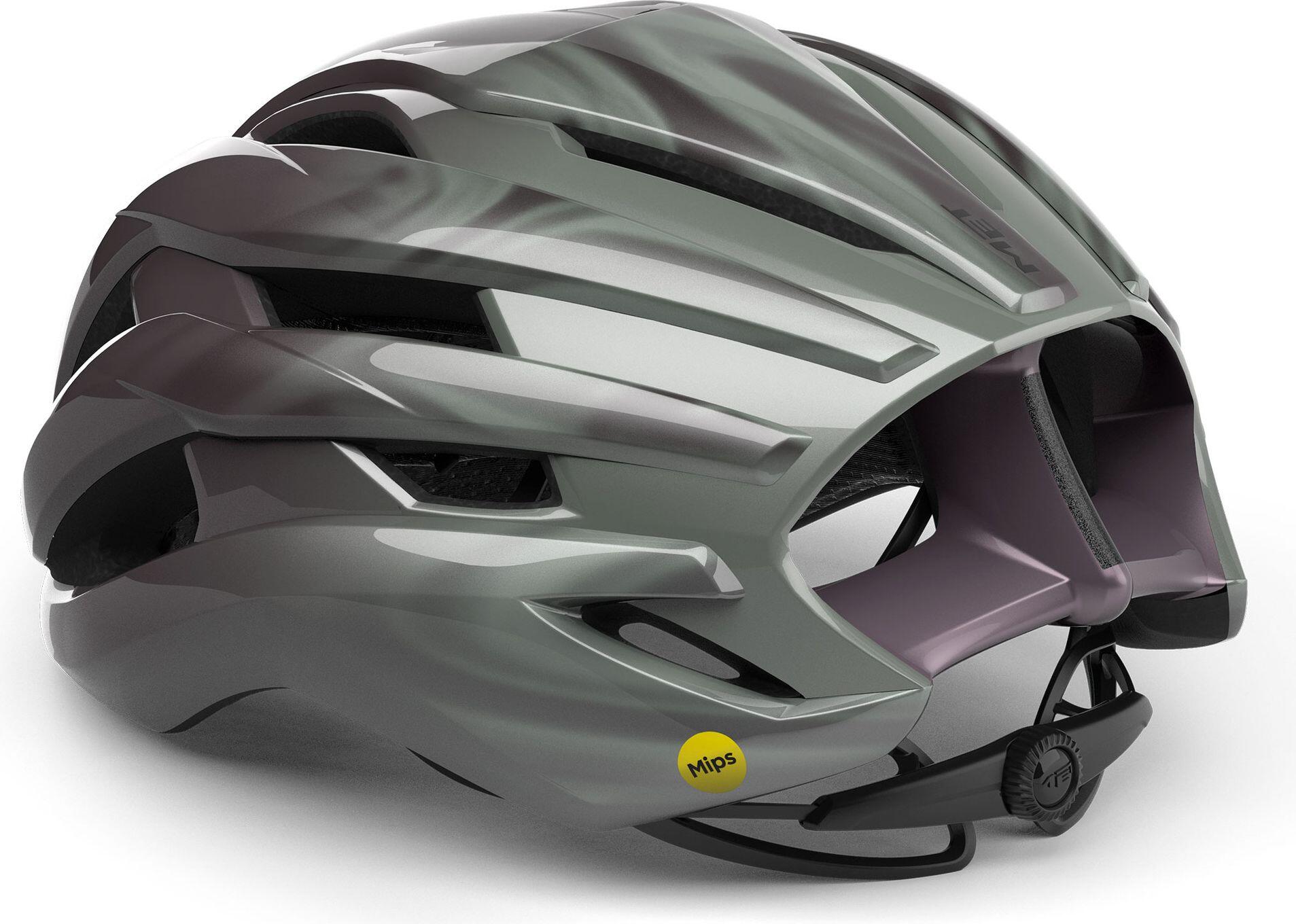 MET Trenta Mips Casco da strada Grigio/Nero 5/5