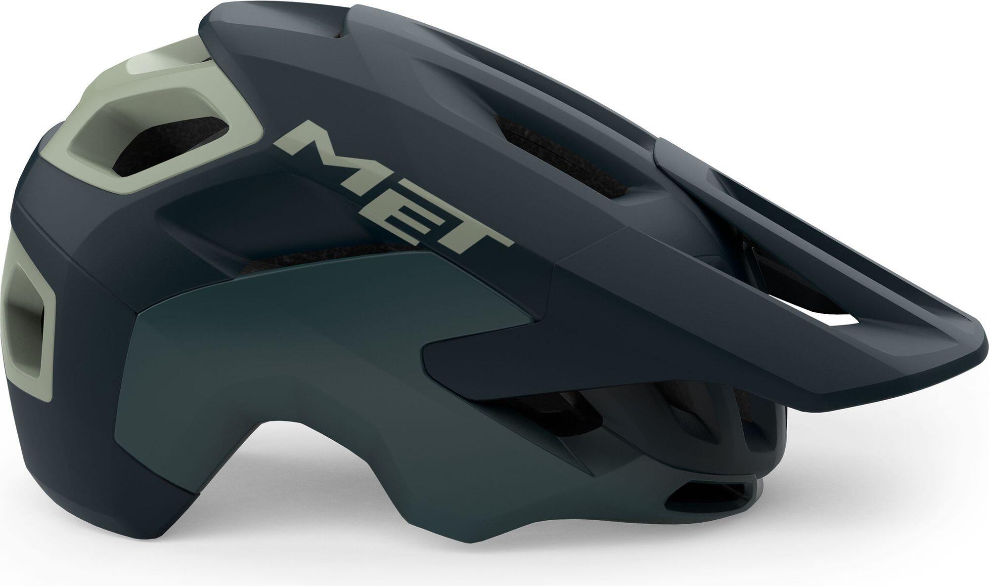 Met Revo Mips MTB Casco Blue 3/4