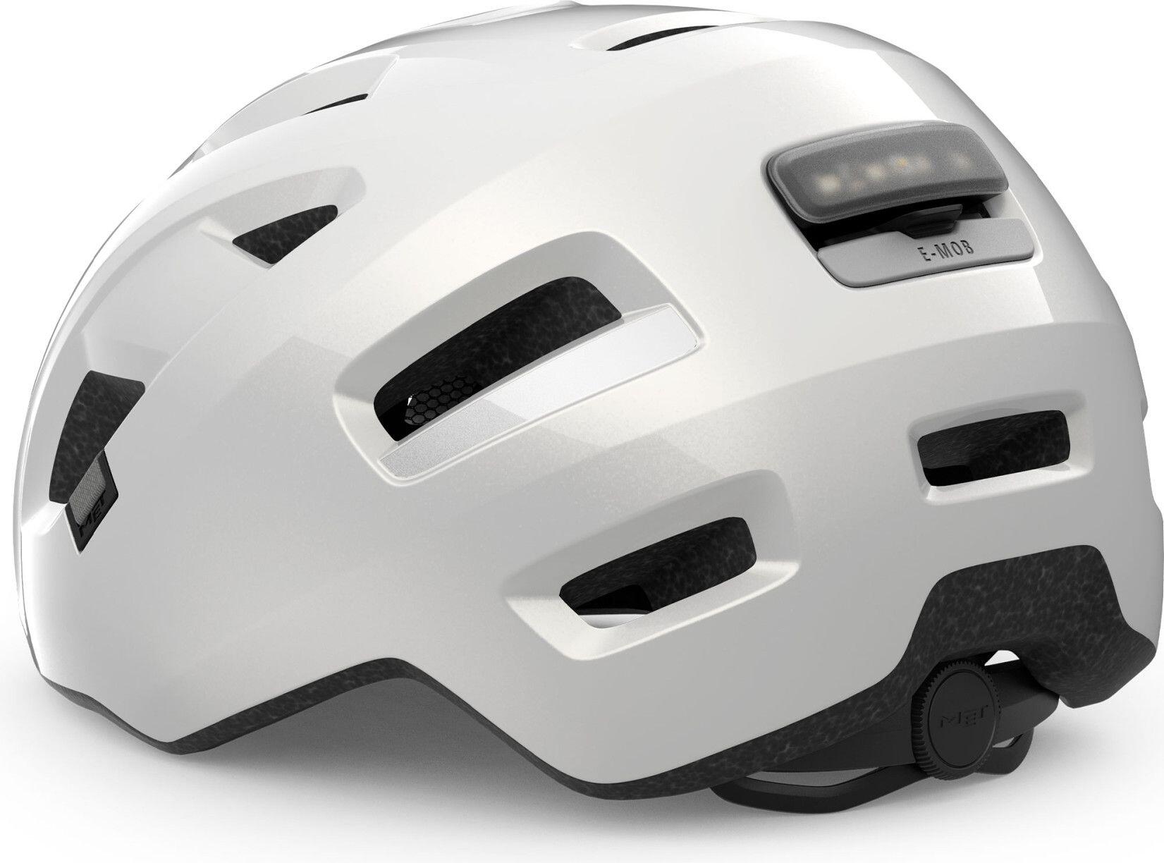 Met E-Mob Casco urbano bianco 4/6