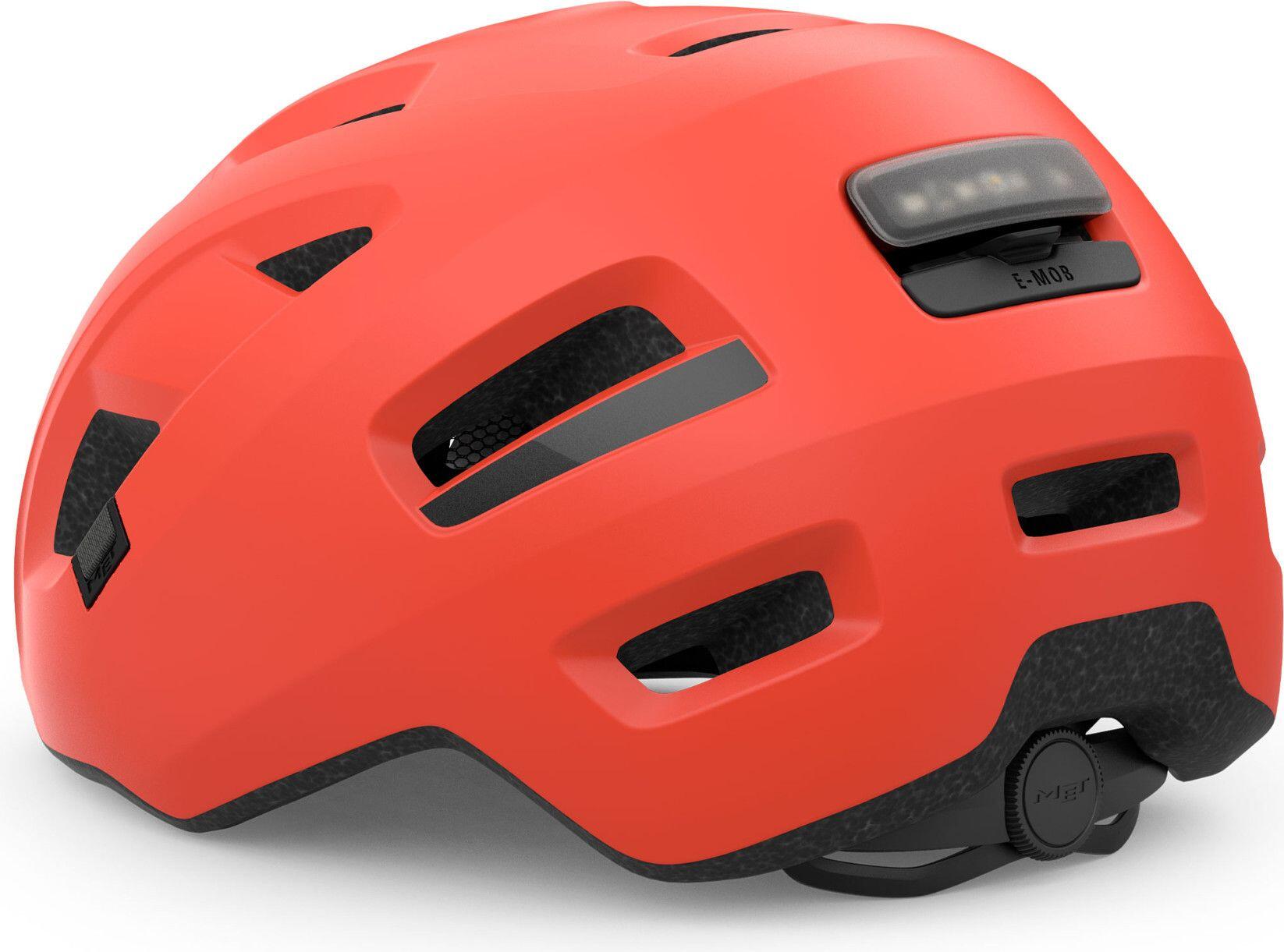 Met E-Mob Casco urbano arancione 4/6