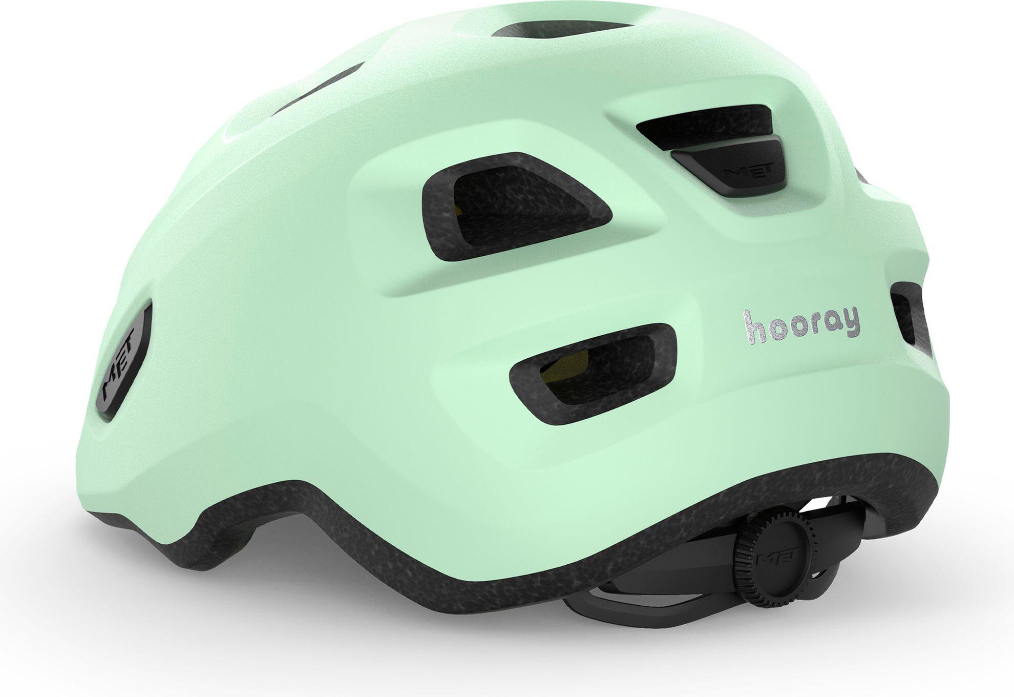 Casco per bambini MET Hooray Verde Ghiaccio 52-55cm (Piccolo) 2/7