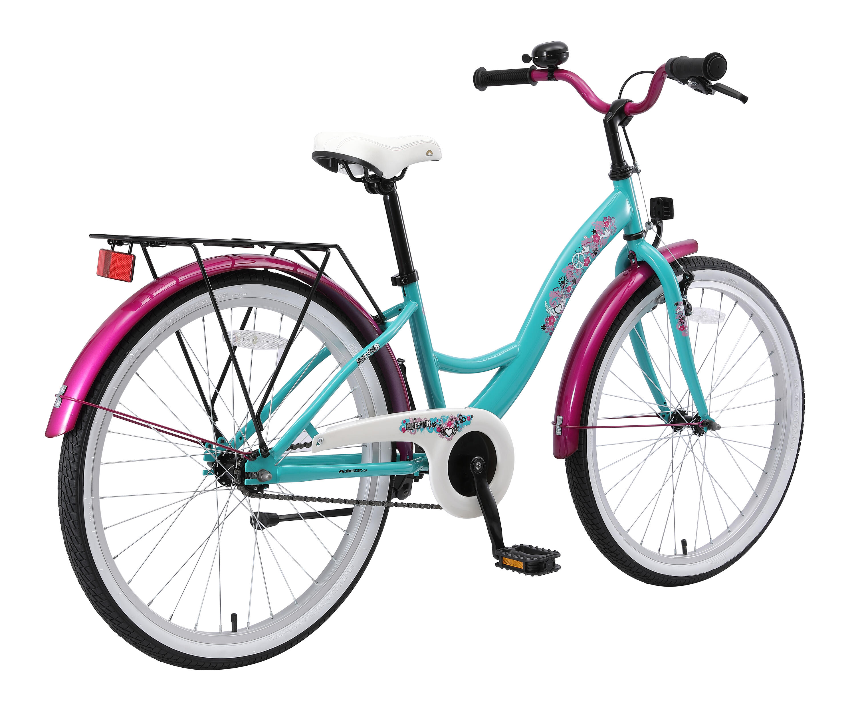 Kinderfiets 24 inch vanaf 8 - 11 jaar, Classic, Berry 3/7