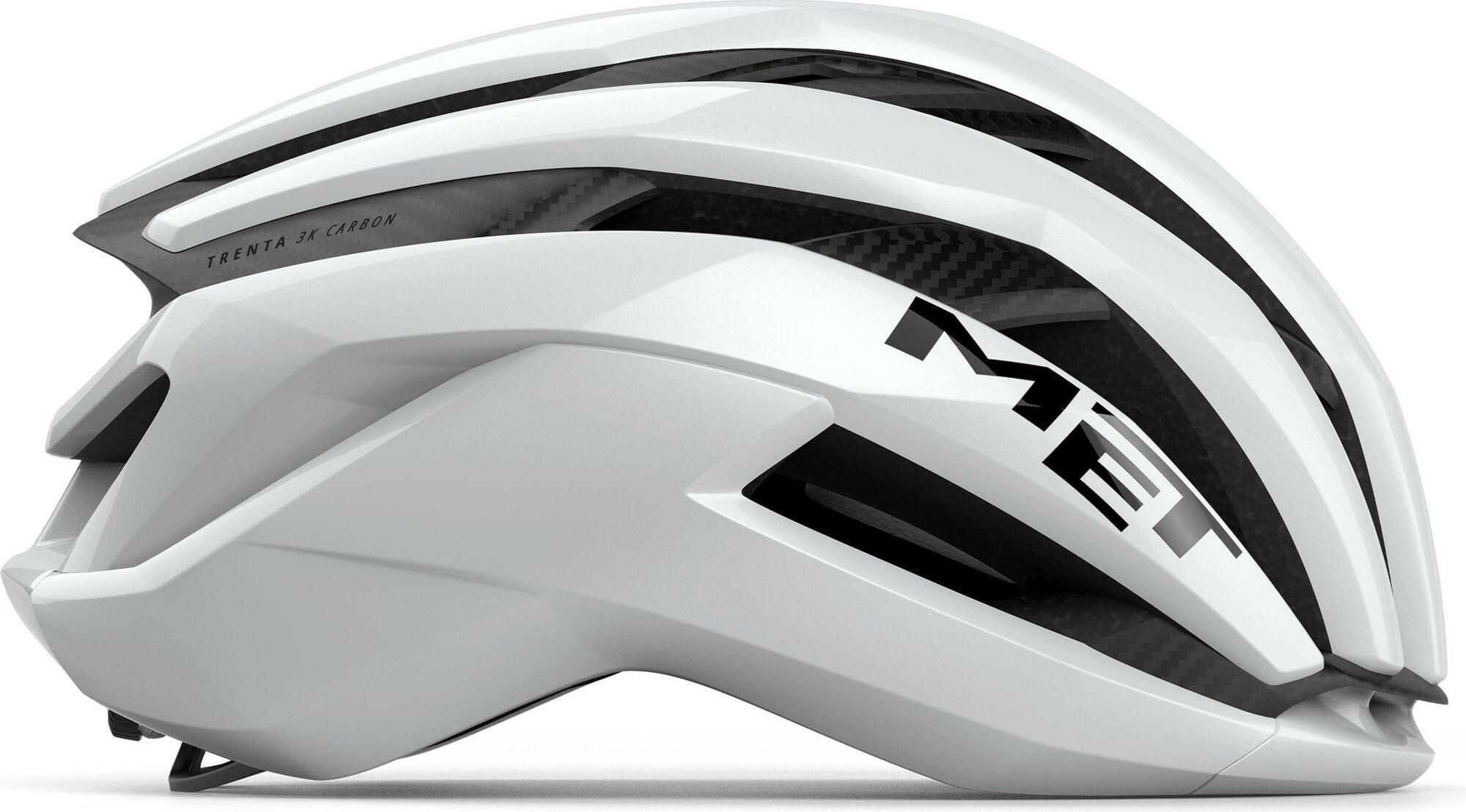 Capacete de estrada MET Trenta 3K Carbono Branco 4/5