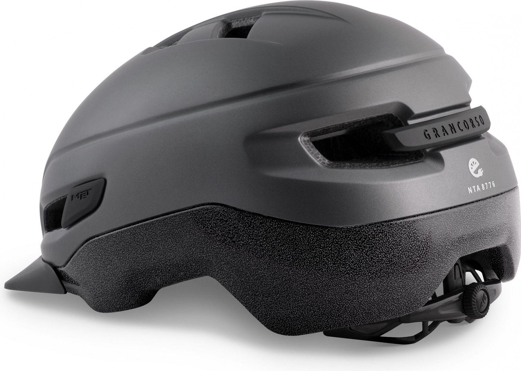 MET Grancorso Casco Antracite Mat 3/3