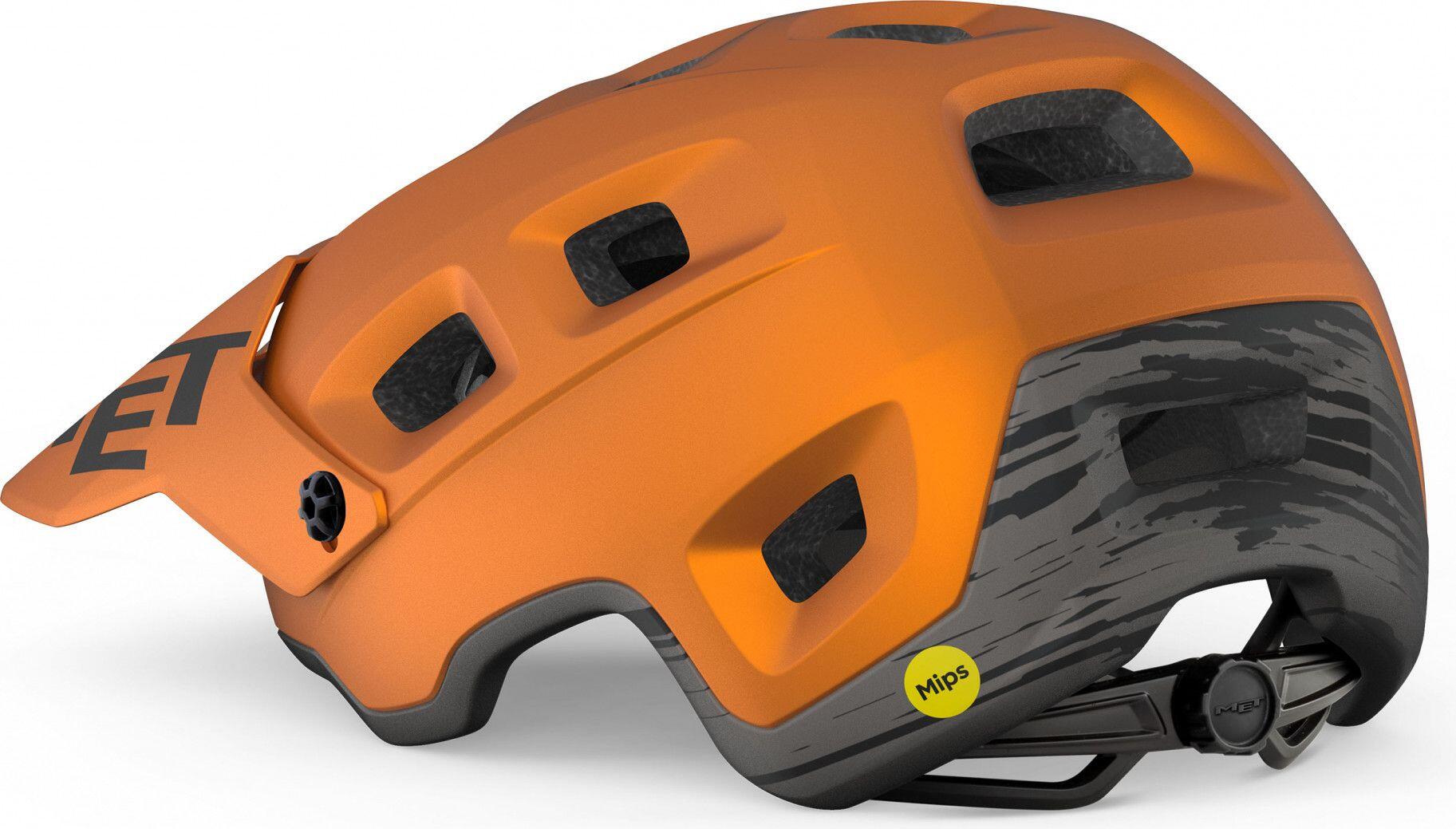 Casque All-Mountain MET Terranova Mips Orange Titanium Mat 3/5