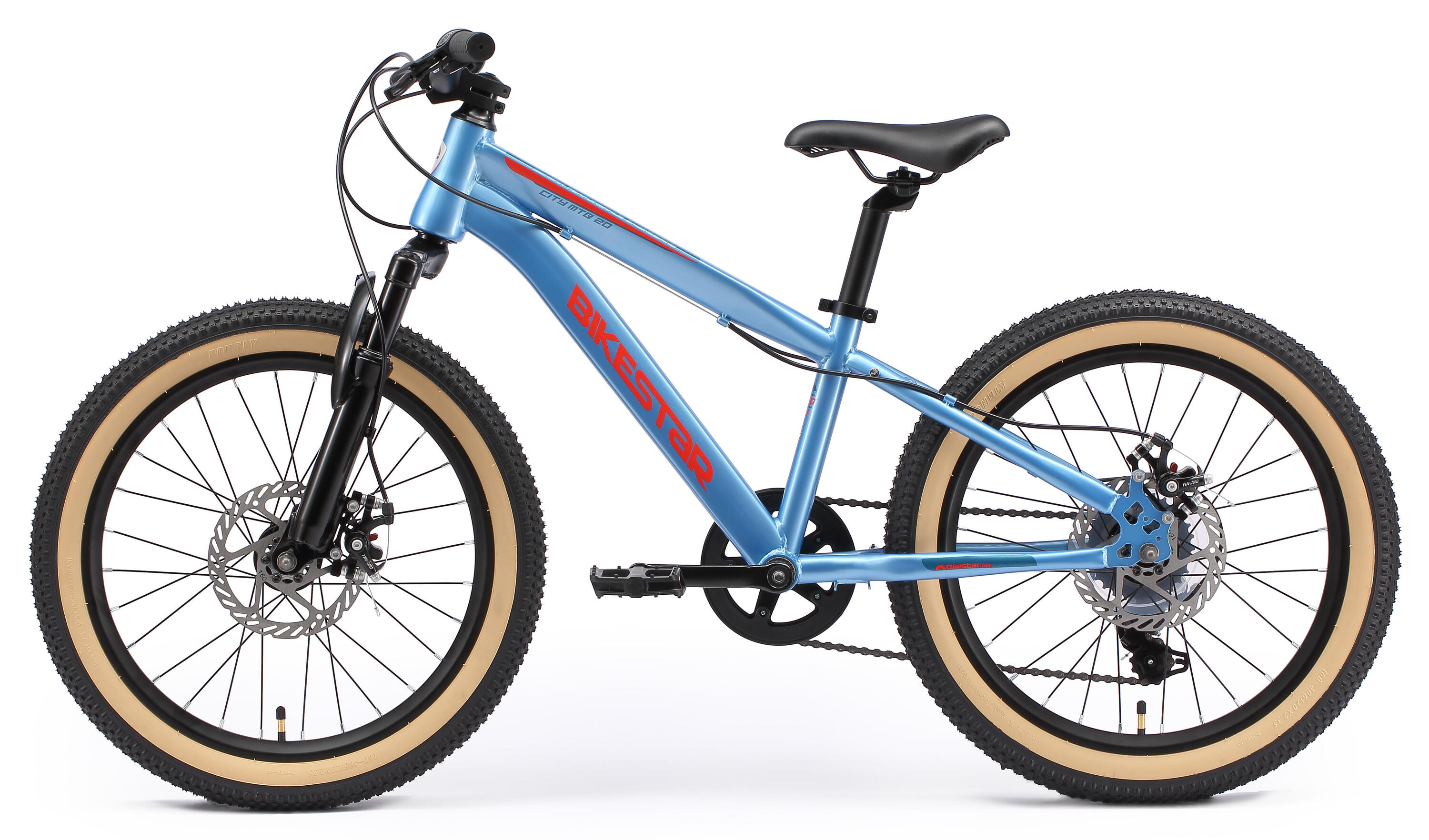 MTB 20" Kinderrad 6 Jahre, hardtail, 7 Gang, Scheibenbremse 3/7