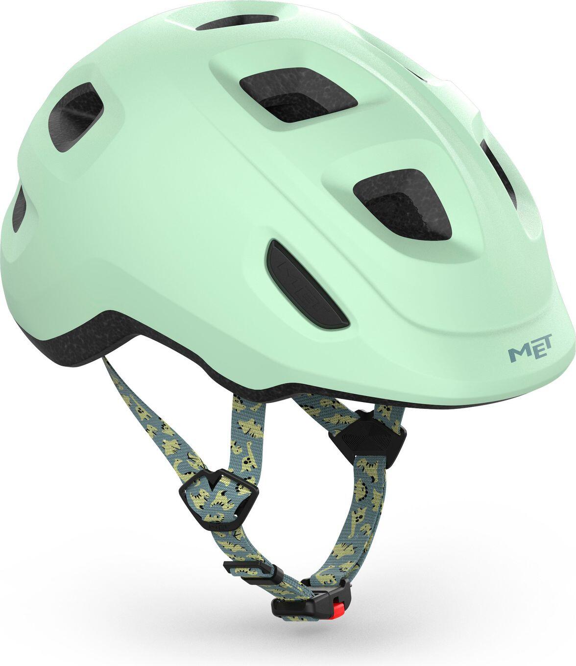 Casco per bambini MET Hooray Verde Ghiaccio 52-55cm (Piccolo) 6/7