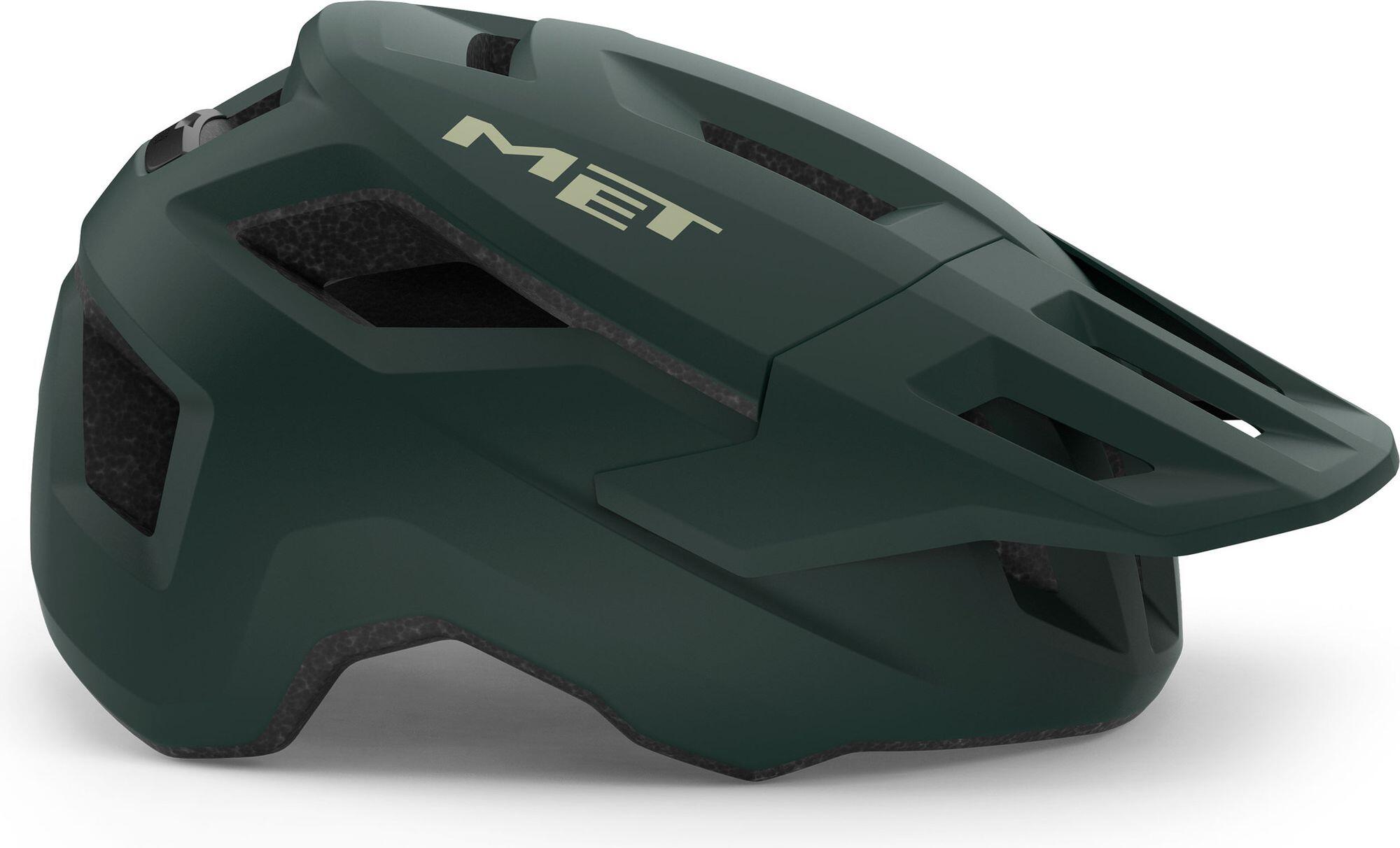 Met Shelter MTB Casco Grigio Scuro 3/4