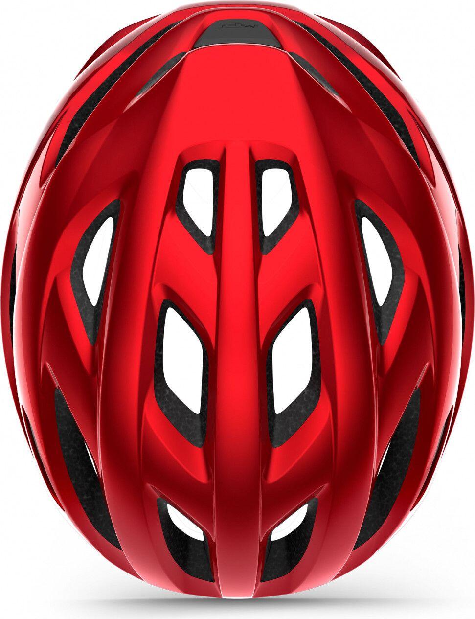 MET Idolo Casco Rosso Metallizzato Brillante 4/7