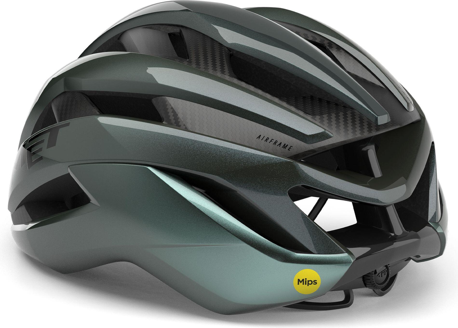MET Trenta 3K Casco da strada in carbonio verde 5/5
