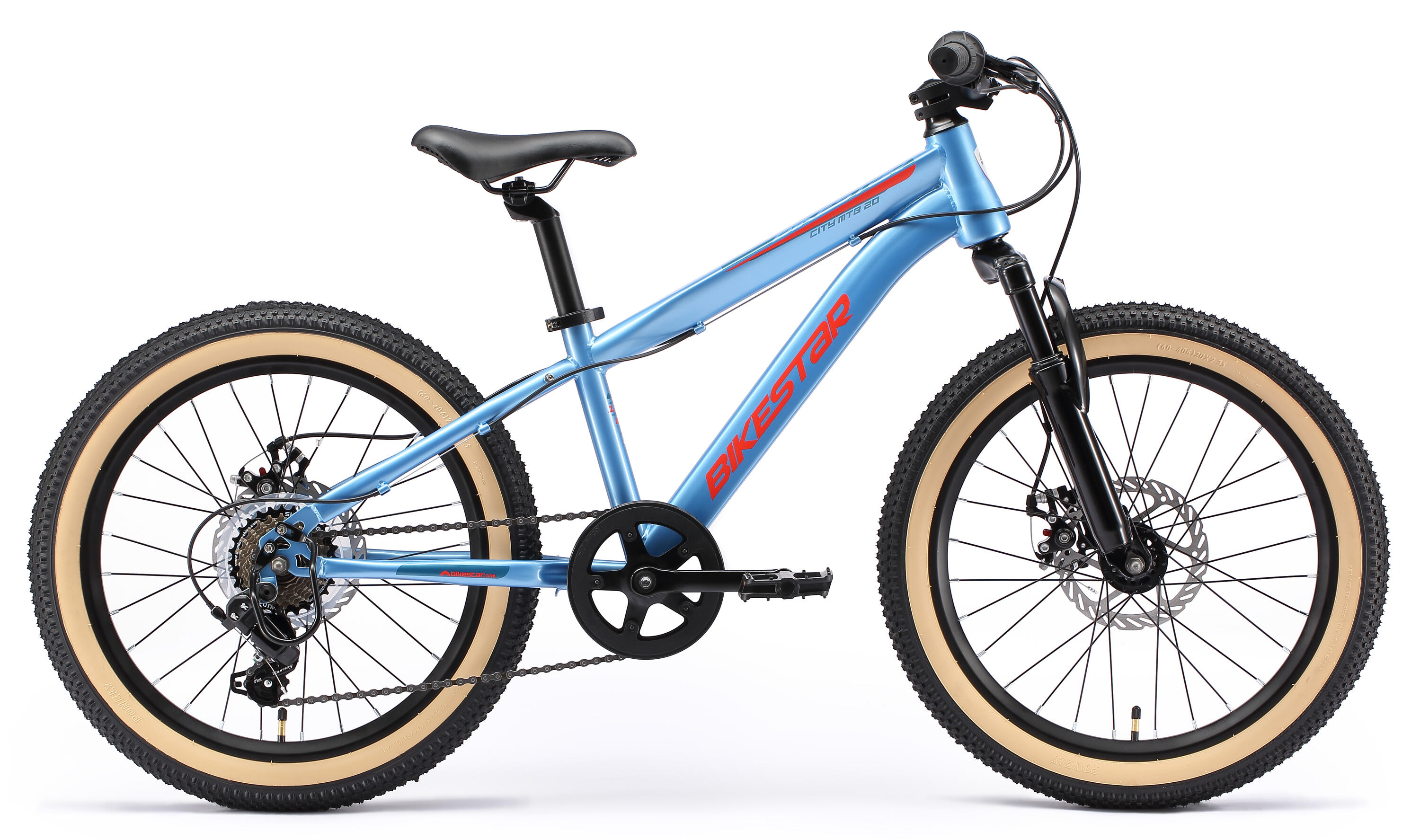 MTB 20" Kinderrad 6 Jahre, hardtail, 7 Gang, Scheibenbremse 2/7