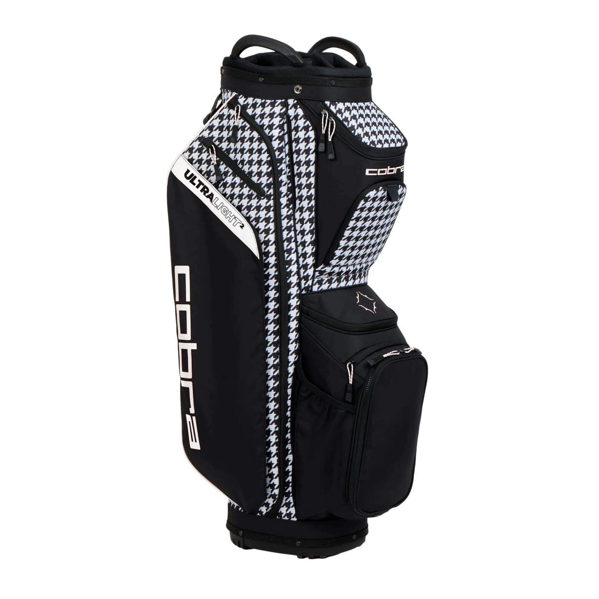 Bolsa Golf Cobra Ultralight 2 Cart Bag Blanco y Negro 2/4