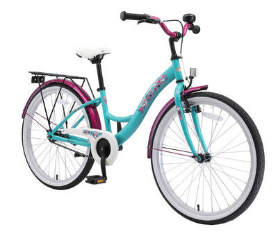 Kinderfiets 24 inch vanaf 8 - 11 jaar, classic, berry