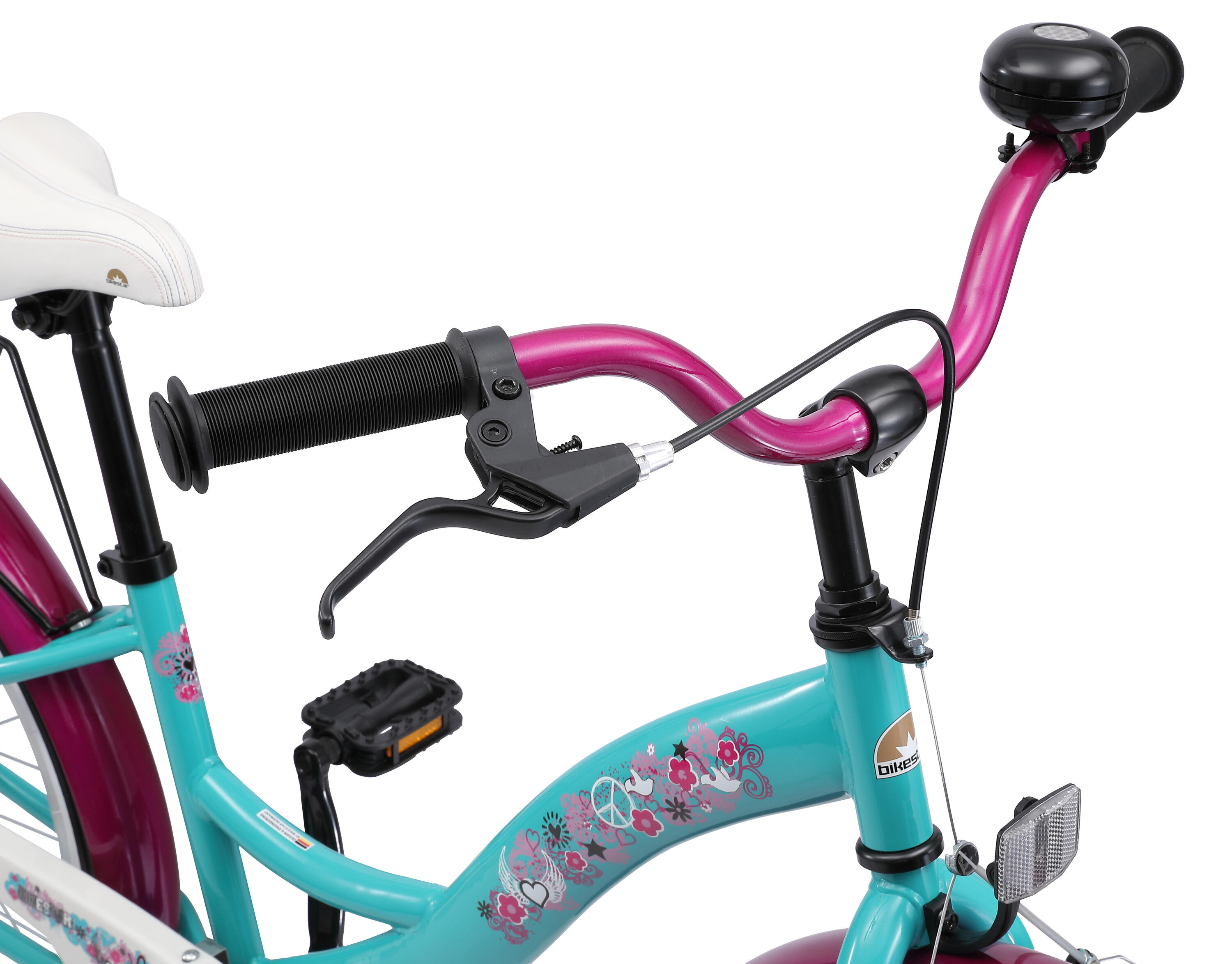 Kinderfiets 24 inch vanaf 8 - 11 jaar, Classic, Berry 4/7