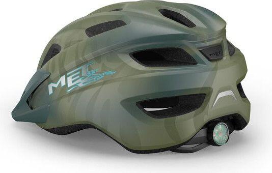 Met Crackerjack Fietshelm Groen/Zwart 2/4
