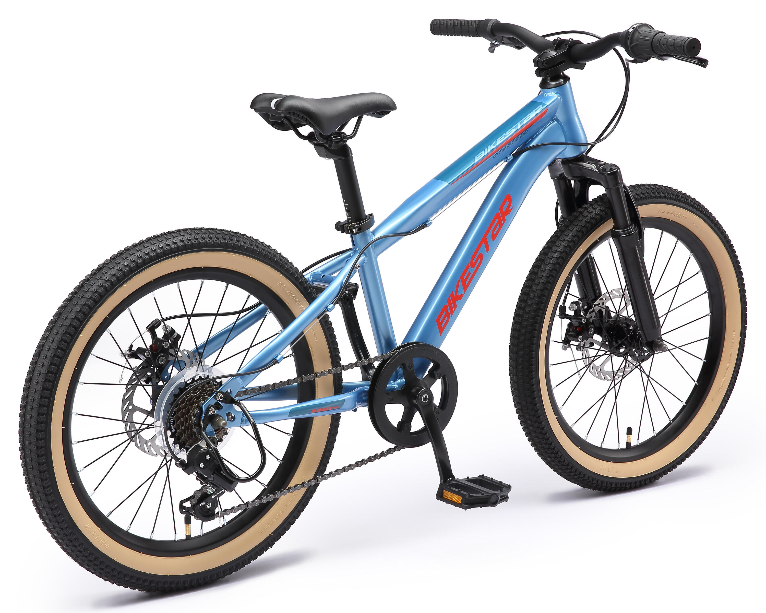 MTB 20" Kinderrad 6 Jahre, hardtail, 7 Gang, Scheibenbremse 4/7