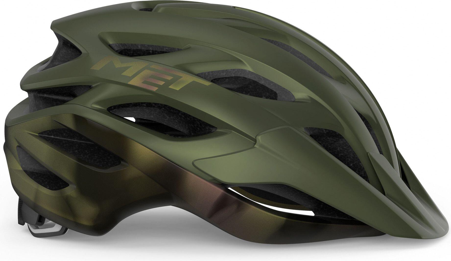Casco MET Veleno Oliva Iridescente Mat 2/4