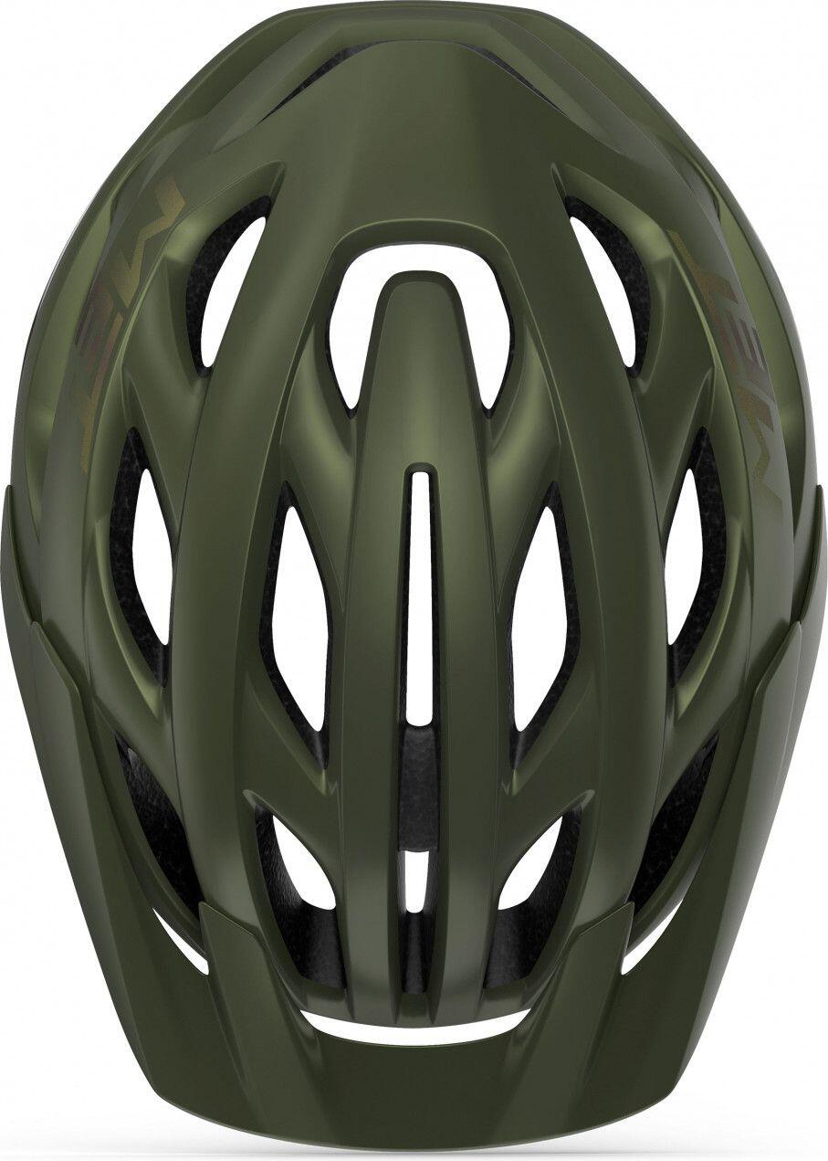 Casco MET Veleno Oliva Iridescente Mat 4/4