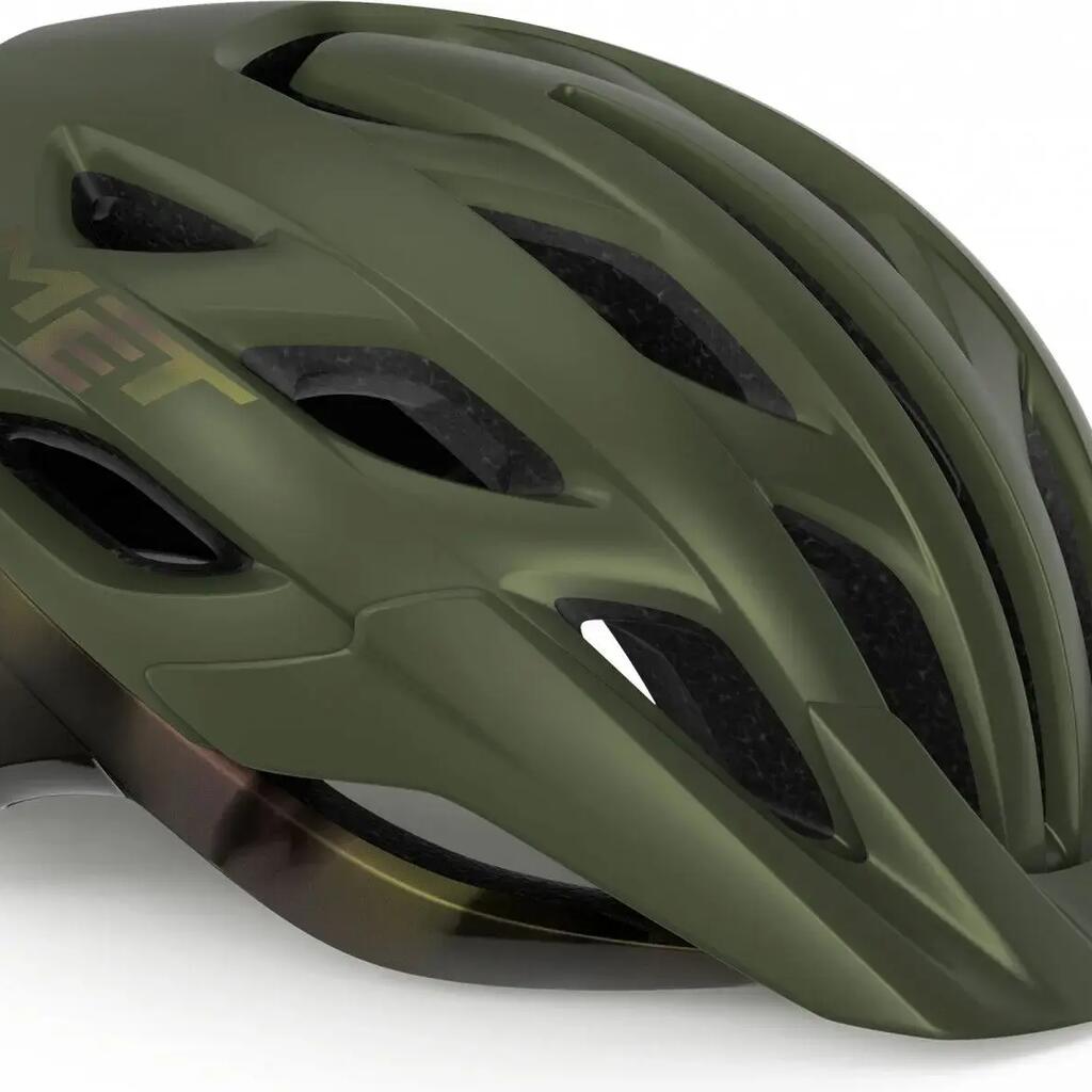 MET Veleno Olive Iridescent Mat  Helmet