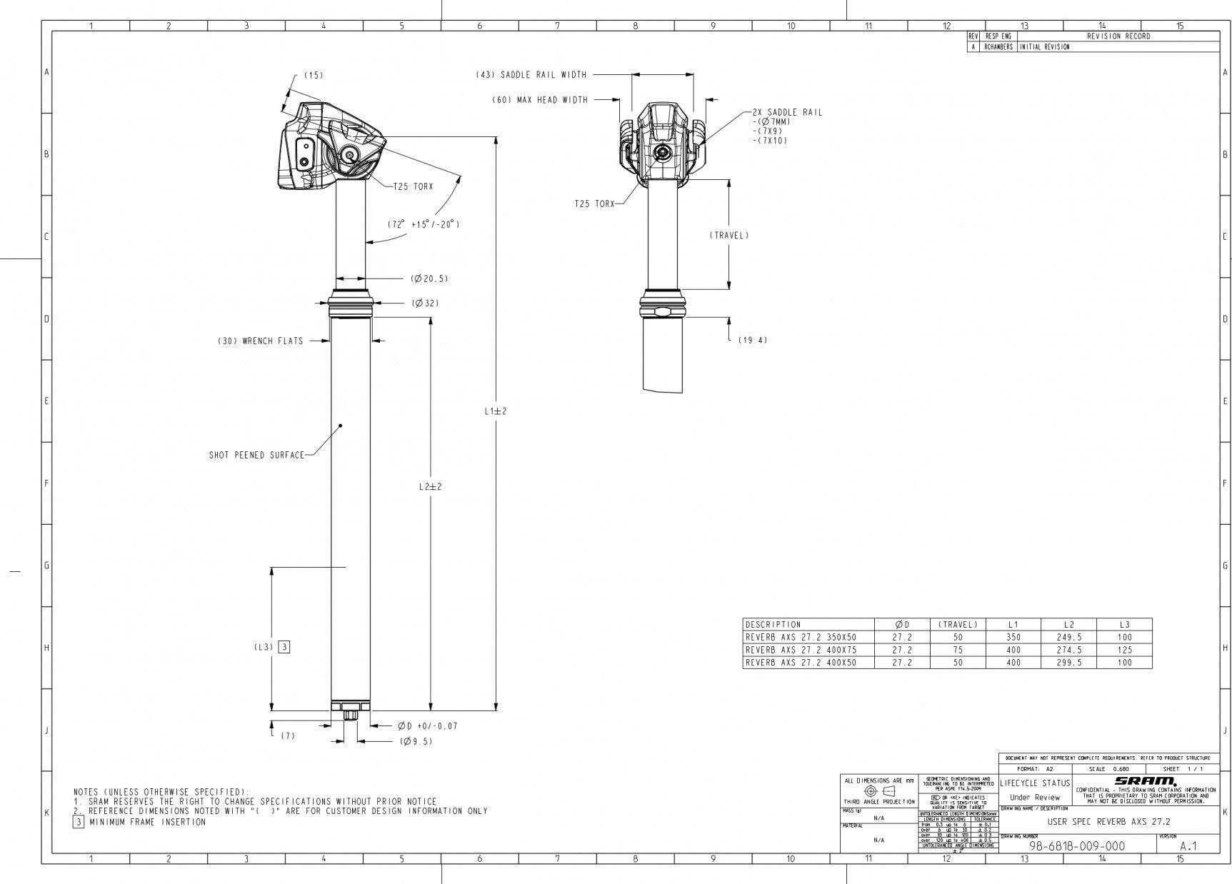 Tija telescópica-RockShox--27.2 x 400 x 75 5/5