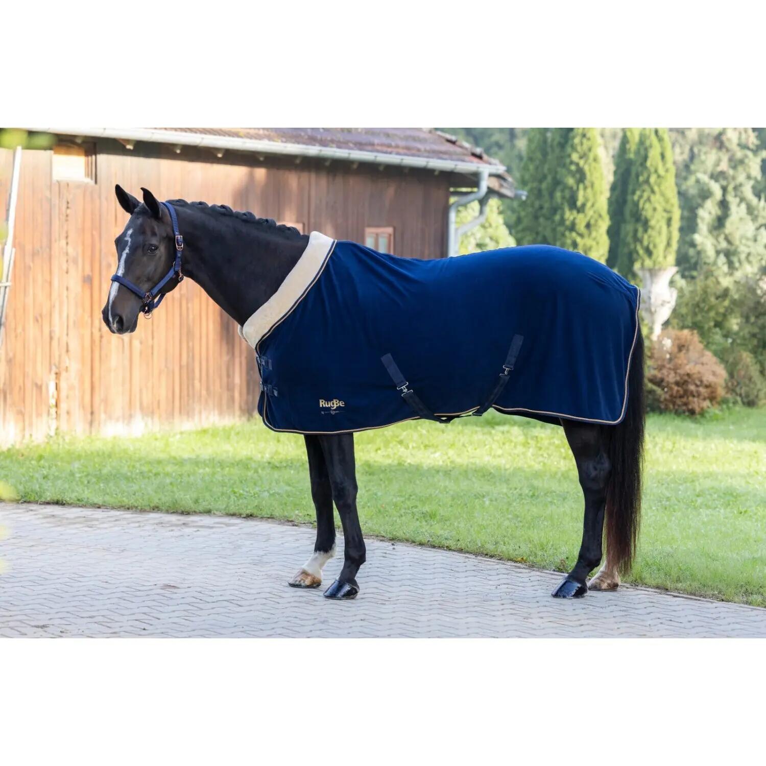 Manta de lã para cavalos Covalliero RugBe Royal 3/5