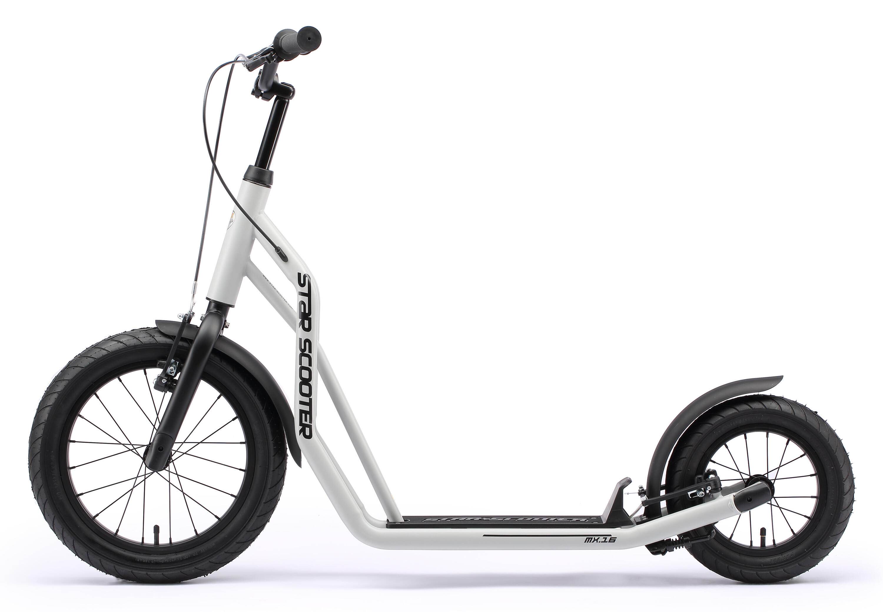 Trottinette grandes roues 16", pour enfants de 8 ans, pneus gonflables, Mixed 3/7