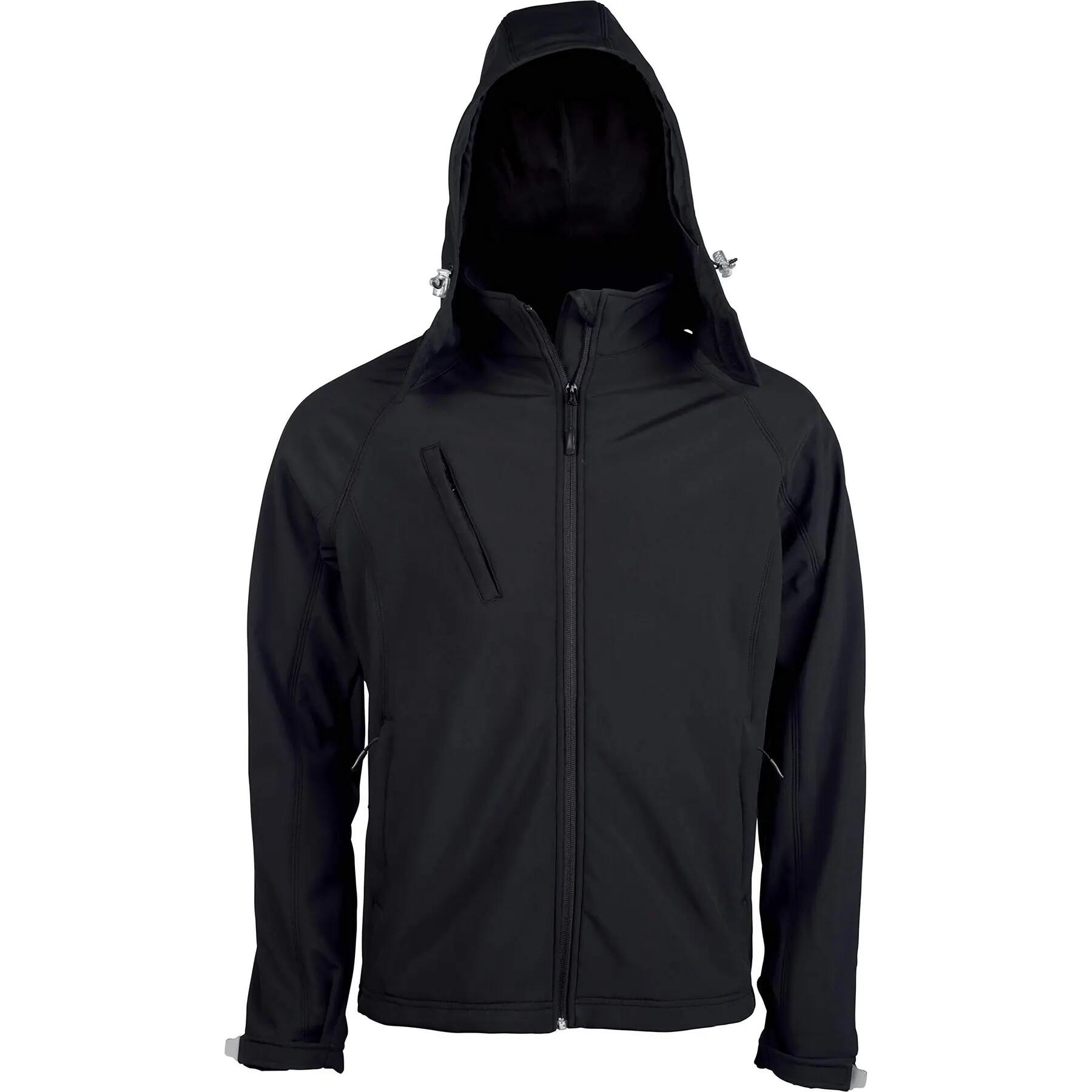 Veste Kariban Softshell À Capuche Amovible 3/4