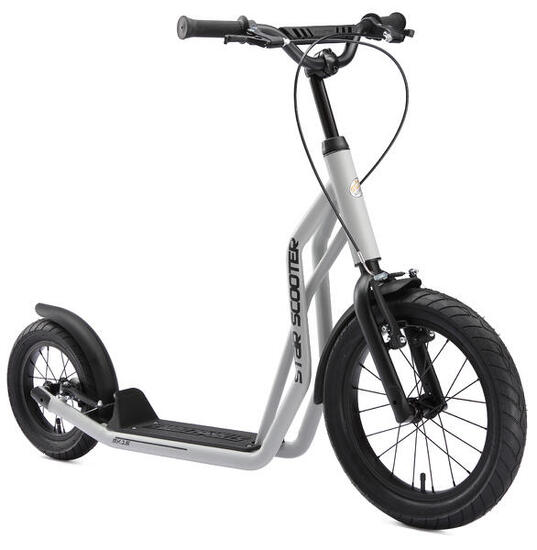 Trottinette grandes roues 16", pour enfants de 8 ans, pneus gonflables, Mixed