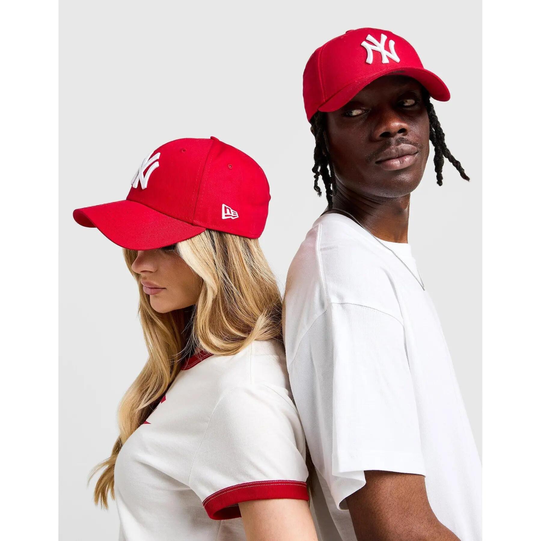 New Era The League Essential MLB Cap New Color Scarlet/White 4/6