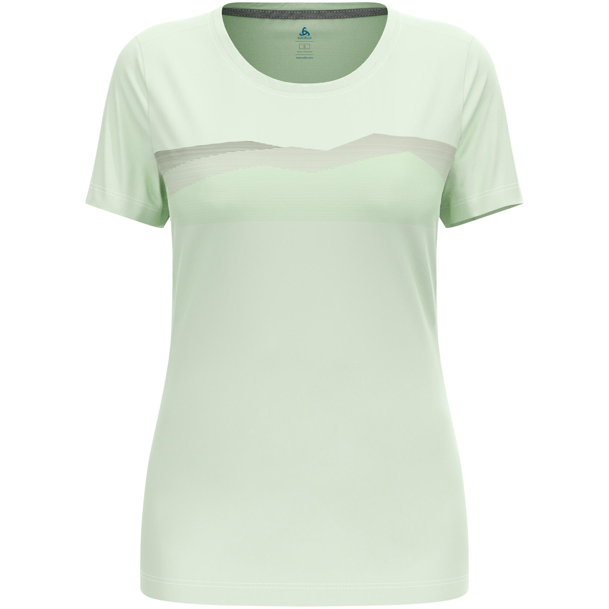T-Shirt Technique Odlo F-Dry Ridgeline Vert Clair Femme 5/6