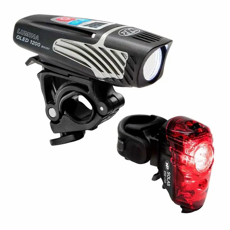 Pacco illuminazione anteriore/posteriore lumina oled Nite Rider Boost & Solas 2/5