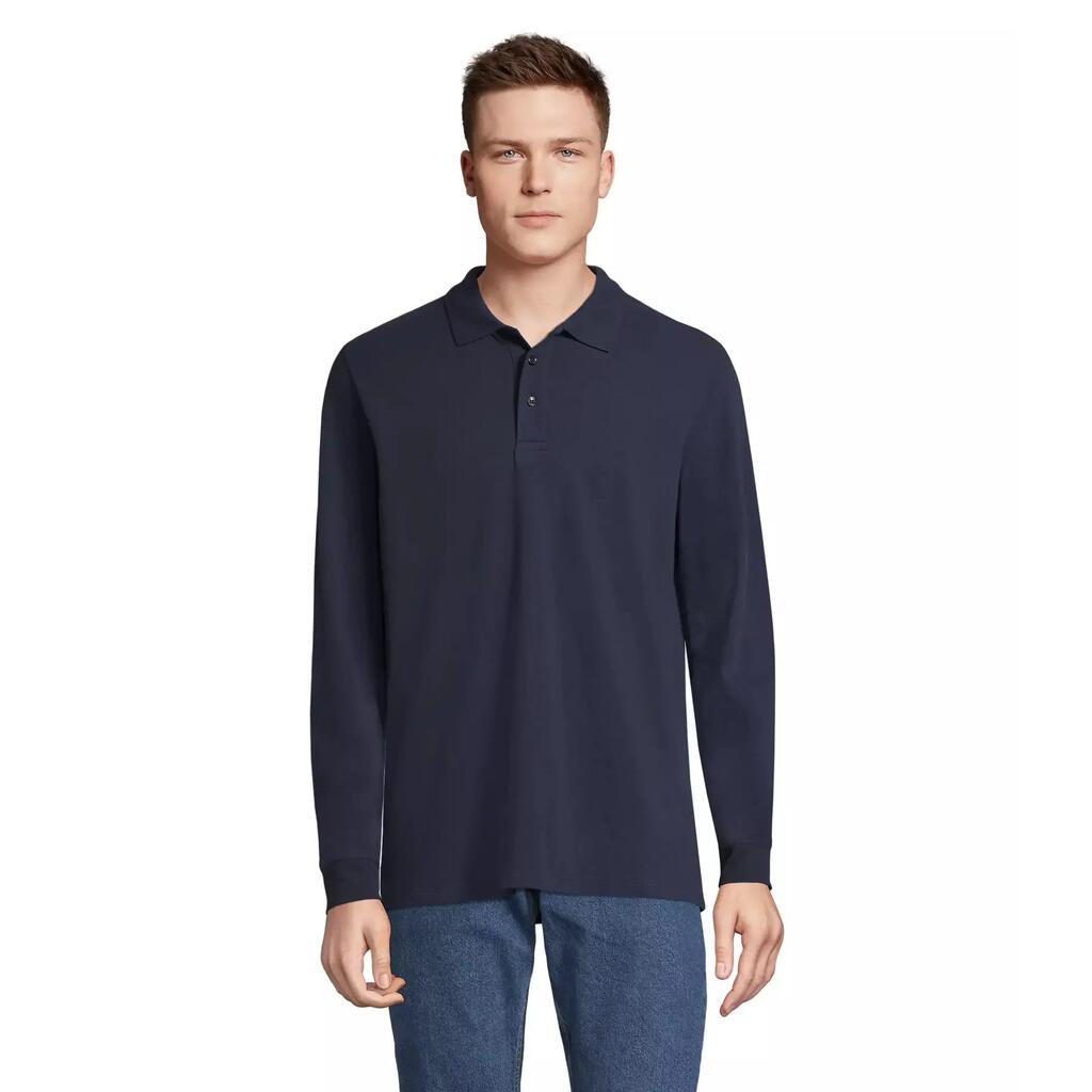 Long sleeve polo shirt Sol's Prime