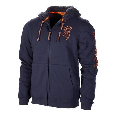 Hooded sweatshirt met rits browning snapshot warm
