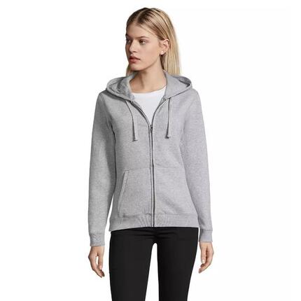 Sweatshirt mit Reißverschluss, Damen Sol's Spike