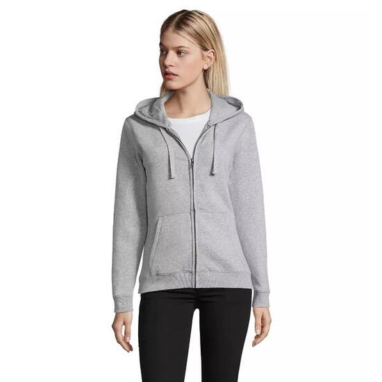 Sweatshirt mit Reißverschluss, Damen Sol's Spike