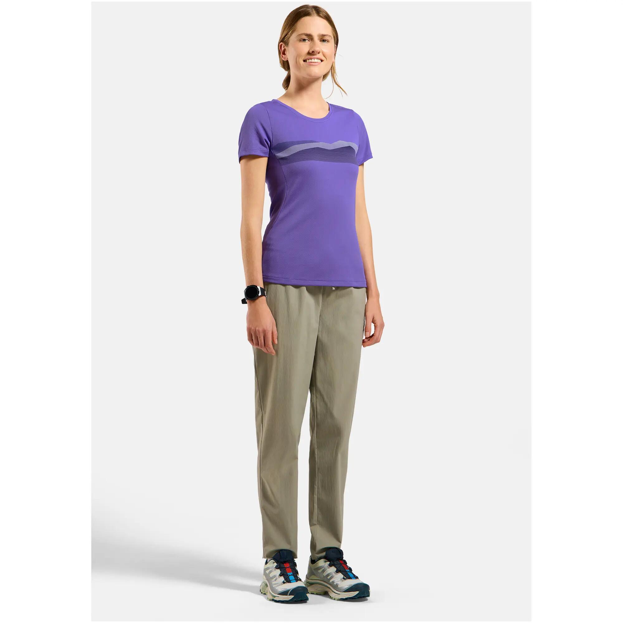 T-Shirt Technique Odlo F-Dry Ridgeline Violet Femme 3/6