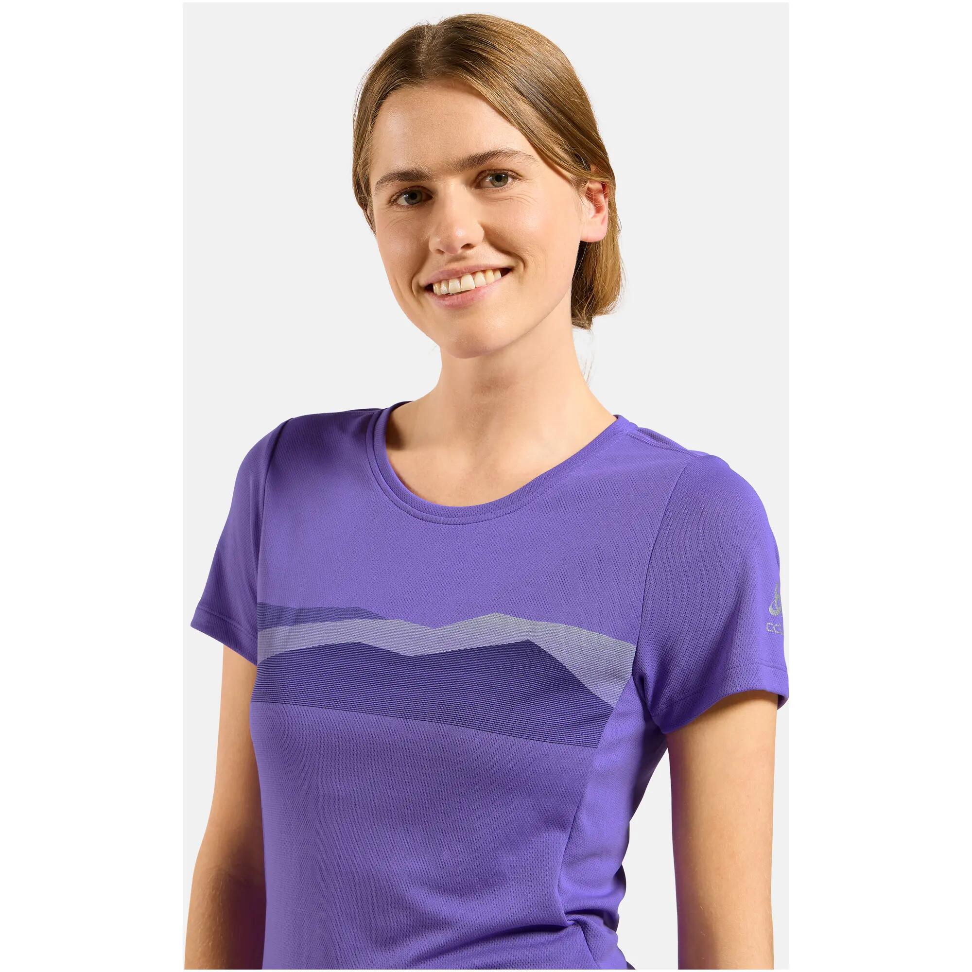 T-Shirt Technique Odlo F-Dry Ridgeline Violet Femme 4/6
