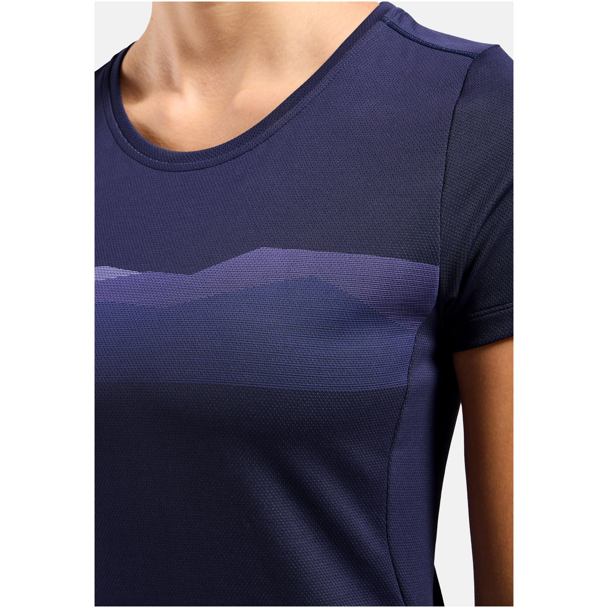 Koszulka damska Odlo F-DRY RIDGELINE T-shirt crew neck s/s niebieska 3/5