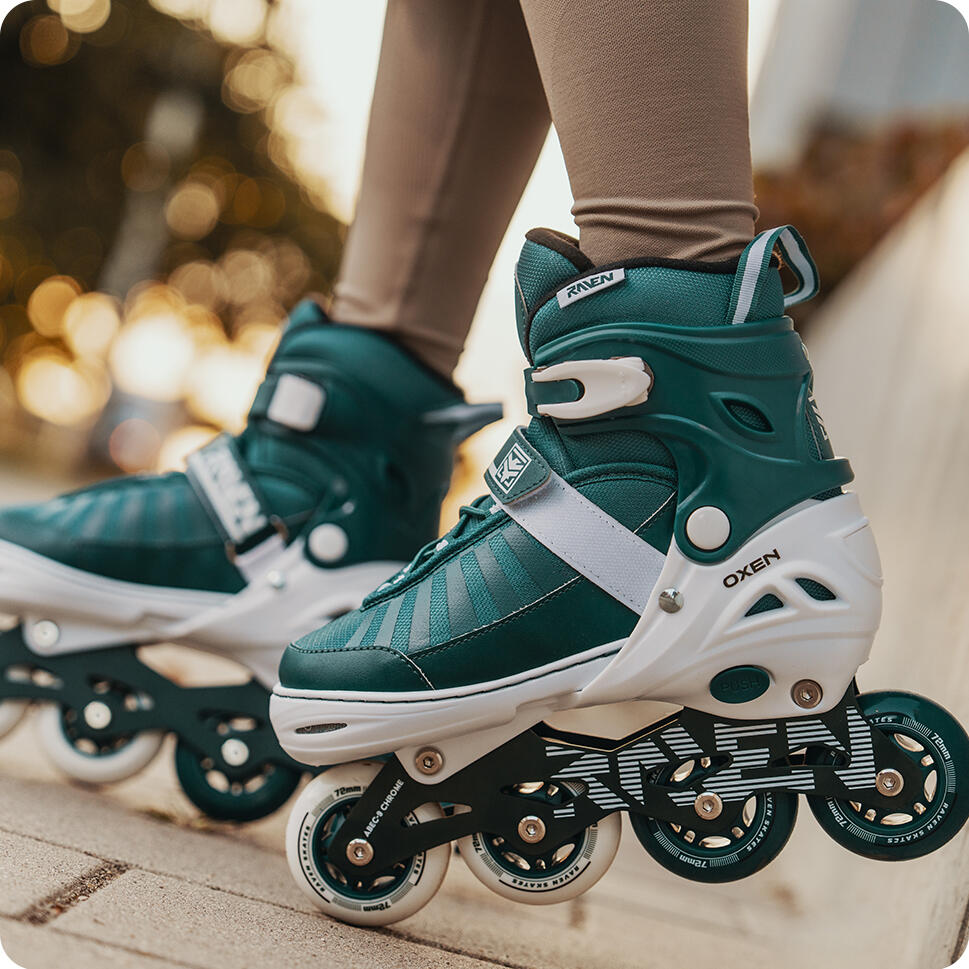 Raven Oxen Patins de rodas ajustáveis 2 em 1 7/7