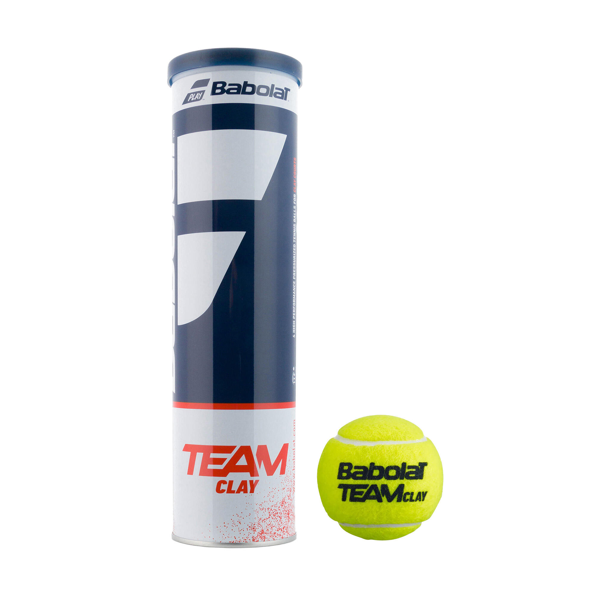 Balles de tennis Babolat Team Clay - Taille unique 4/4