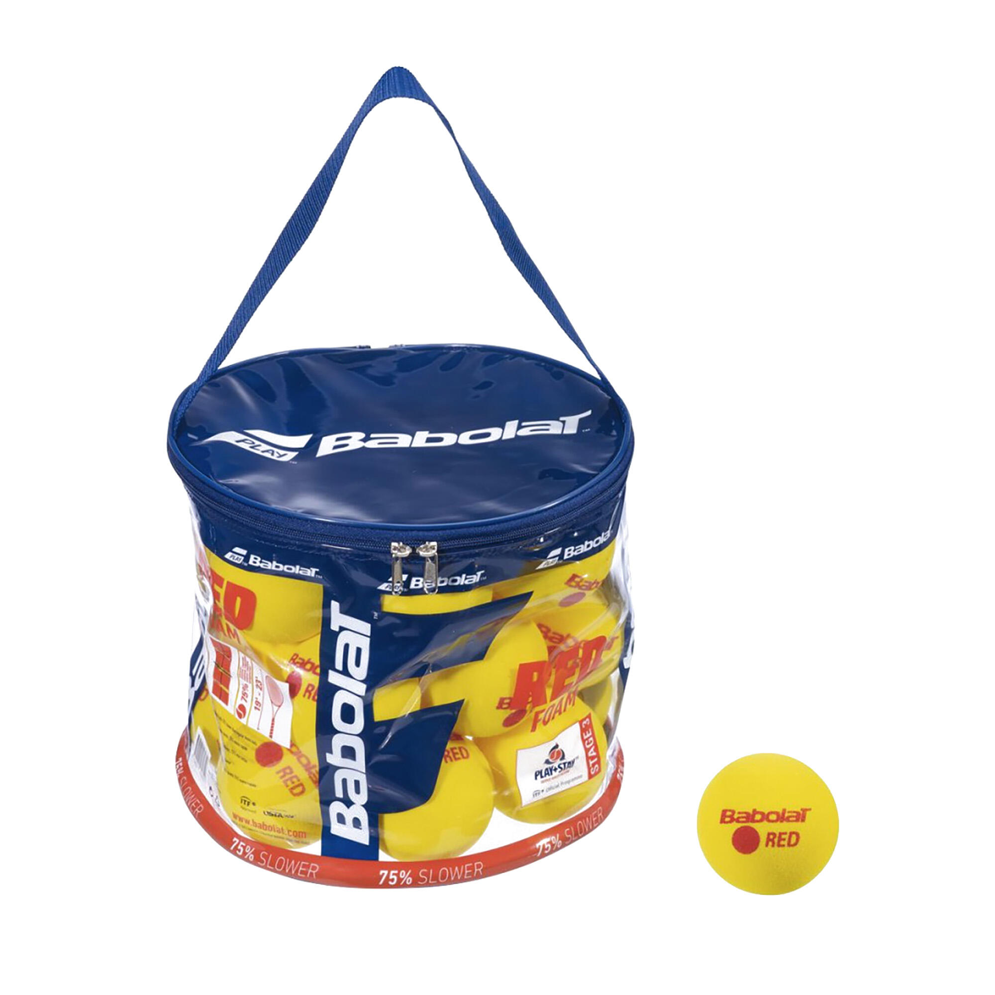 Piłki tenisowe juniorskie Babolat Red Foam (24 szt.) 2/2