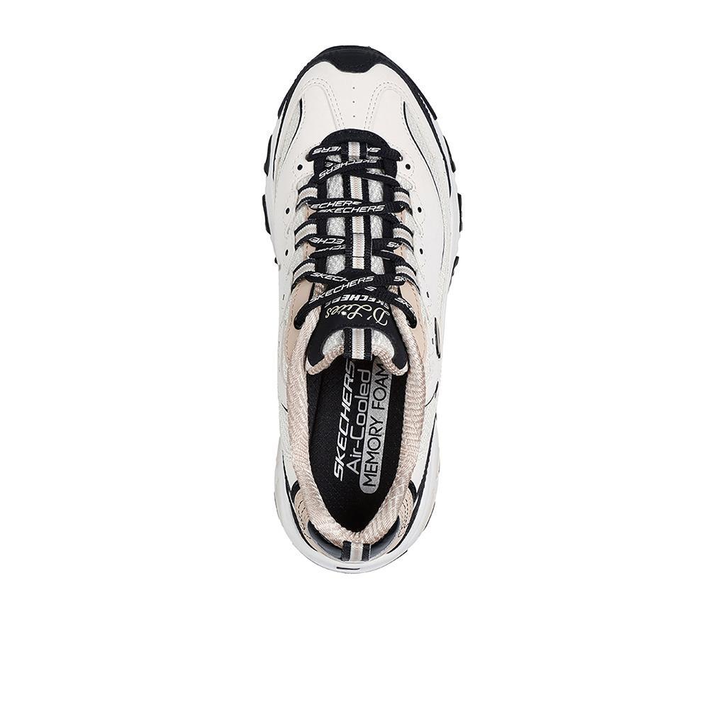 Buty damskie Skechers D'LITES 150536-NTBK sportowe beżowo-czarne 38,5 3/6
